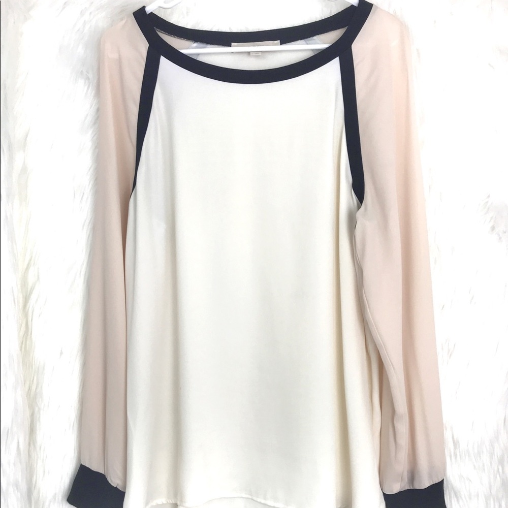 ***reservedAnn Taylor Loft Large Multicolor blouse
